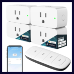 Linkind Matter Smart Plug 4-Pack compatible with Apple Home Alexa and Google Home for USA smart homes